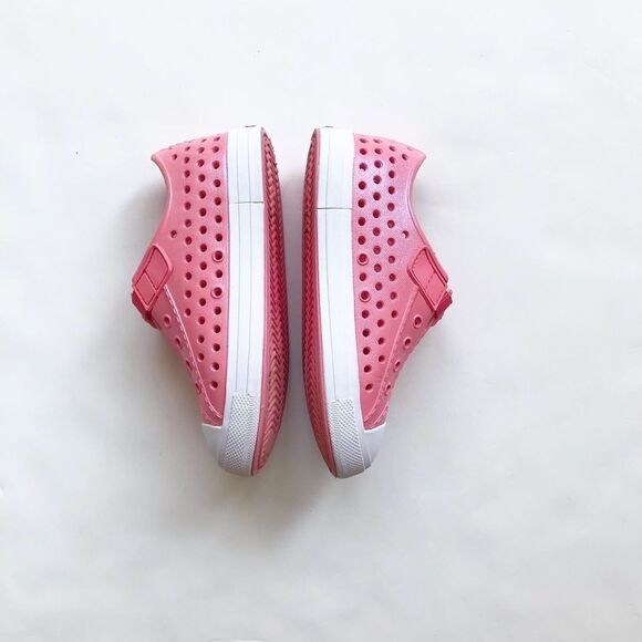 Sketchers pink iridescent water shoes EUC size 10 - Picture 2 of 6